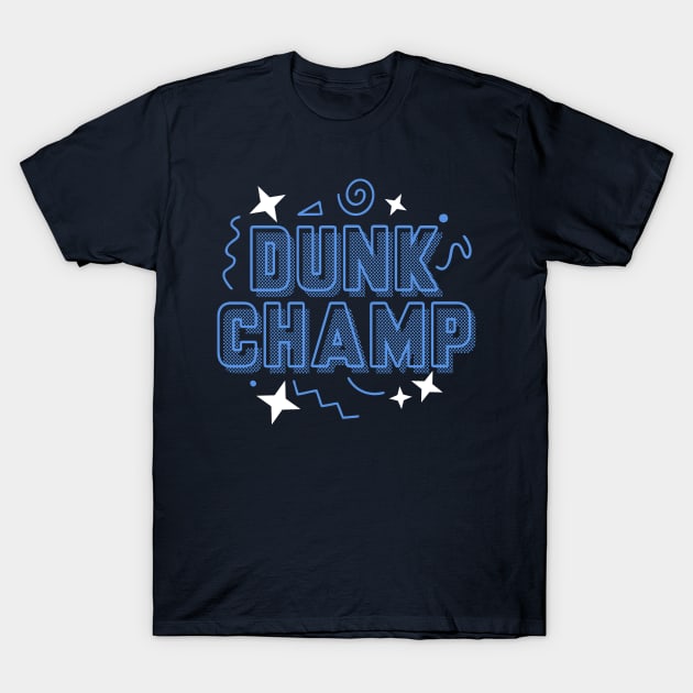 Dunk Champ Polar Blue Sneaker T-Shirt by funandgames